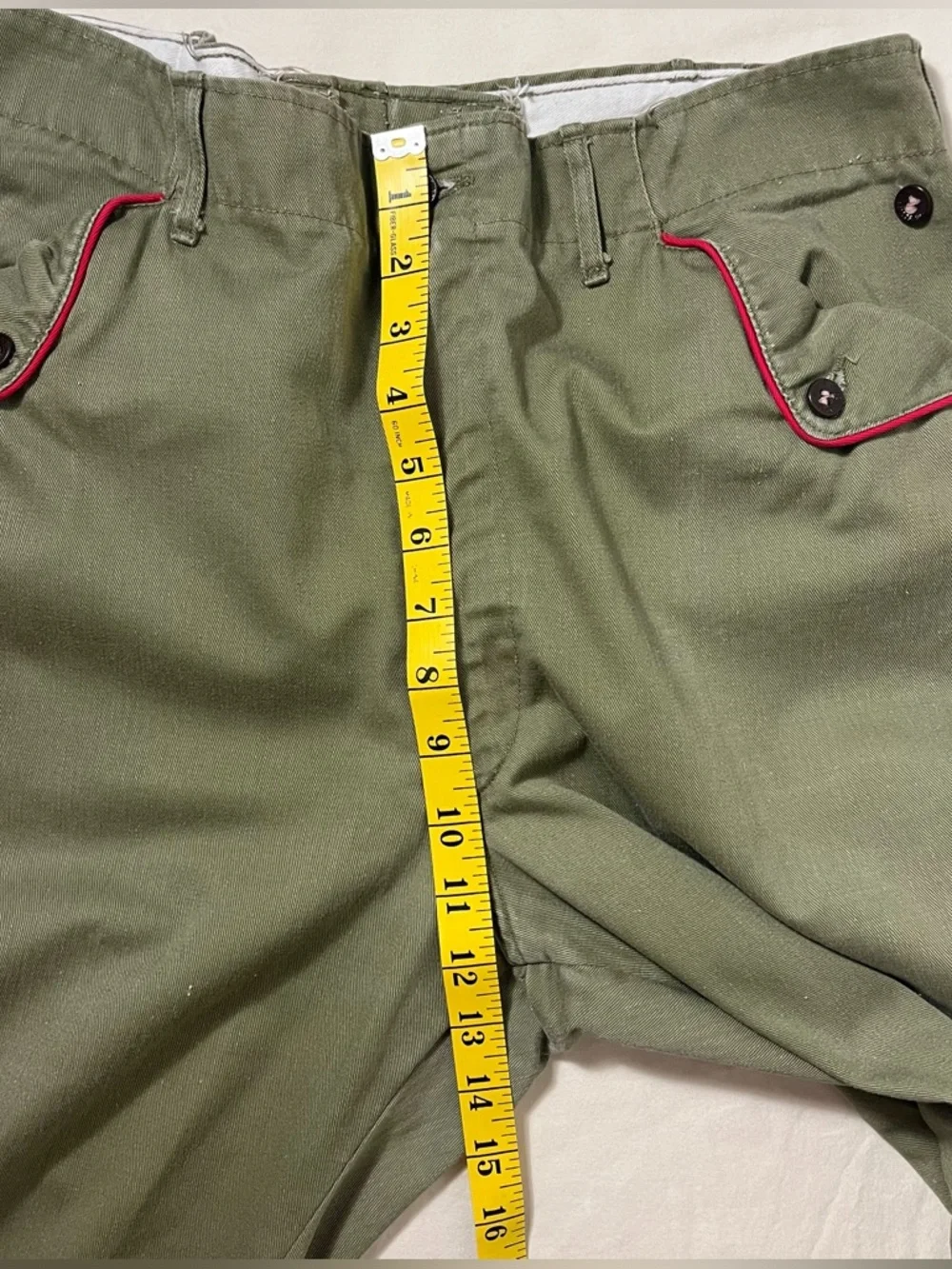 Vintage 50s 60s Boy Scouts of America Olive Green Uniform Pants